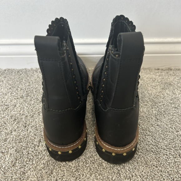 Free People Atlas Puffer Chelsea Boots in Black Size 38 / US Size 8 Ankle Boot - Picture 4 of 6